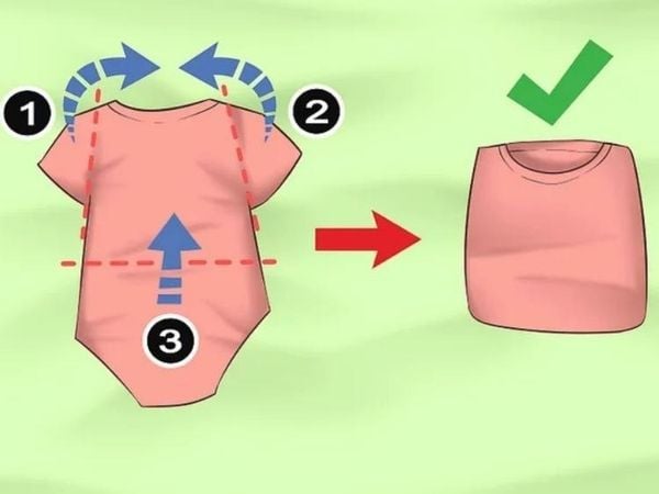 Tìm hiểu cách gấp quần áo trẻ em