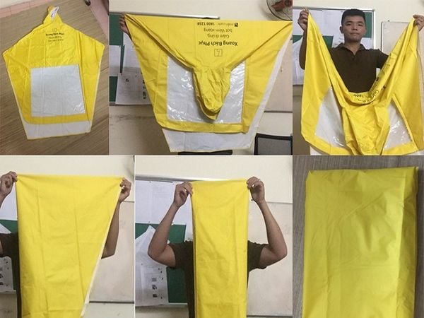 Mẹo gấp áo mưa nhanh, không tốn diện tích