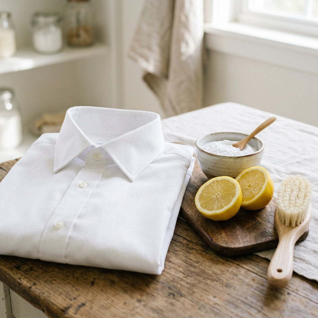 How to Remove Stubborn Yellow Collar & Sweat Stains Easily (Natural Hack)